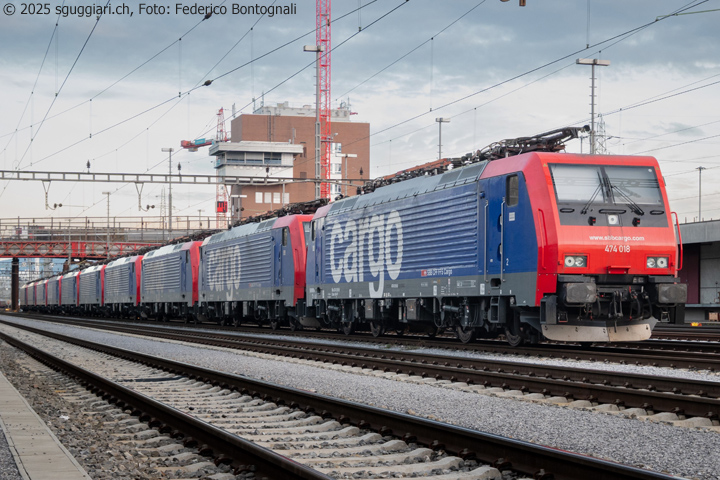 FFS Re 474 018-9 e altre 9 Re 474