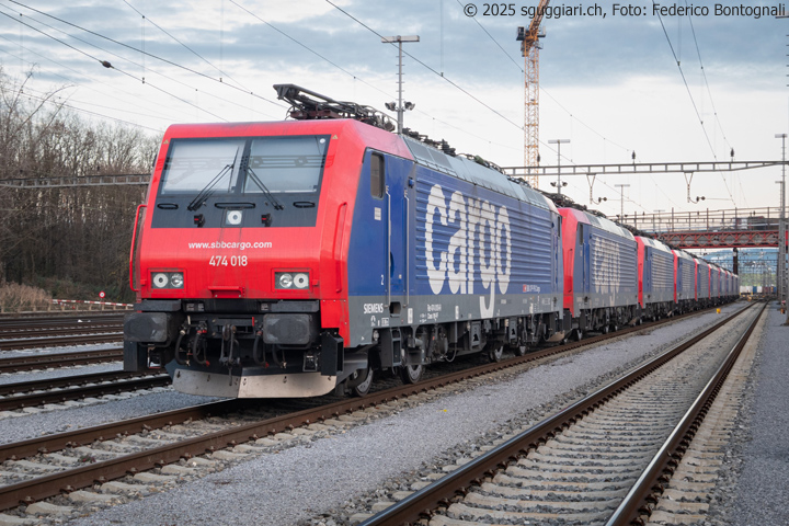 FFS Re 474 018-9 e altre 9 Re 474