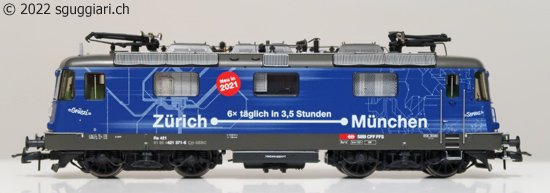 Roco 71412 / 71413 / 79413: Re 421 371-6 'Zrich - Mnchen'