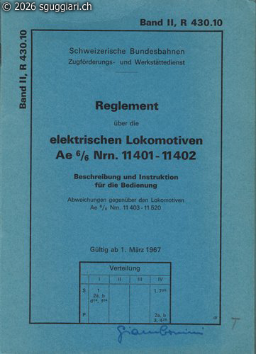 R 430.10, Band II