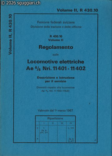 R 430.10, Volume II