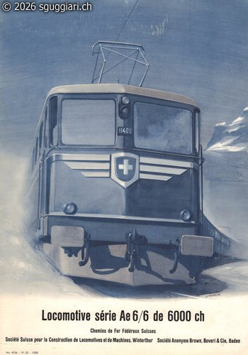 Locomotive série Ae 6/6 de 6000 ch