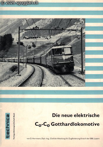 Die neue elektrische Co-Co Gotthardlokomotive