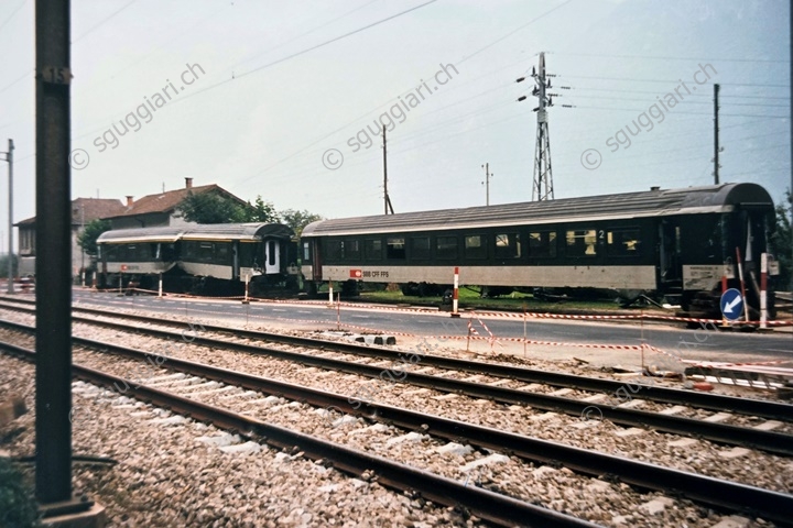 FFS  EW IV A 50 85 10-73 054-4 e B 50 85 21-73 121-8 - Incidente di Osogna