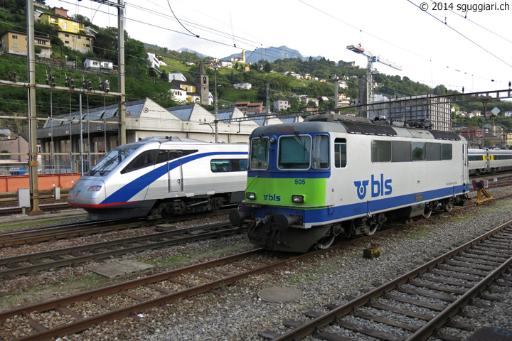BLS Re 420 505-0 e Trenitalia ETR 470-7