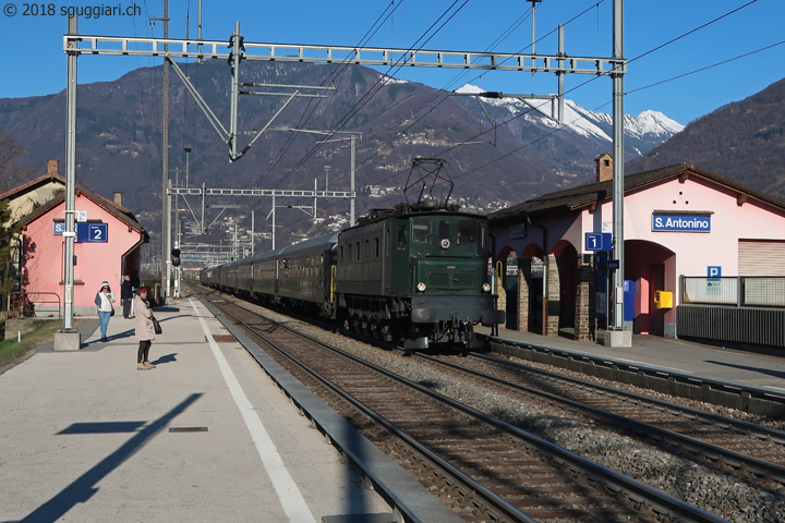 SBB Ae 4/7 10987 (Swisstrain / Verbano Express)