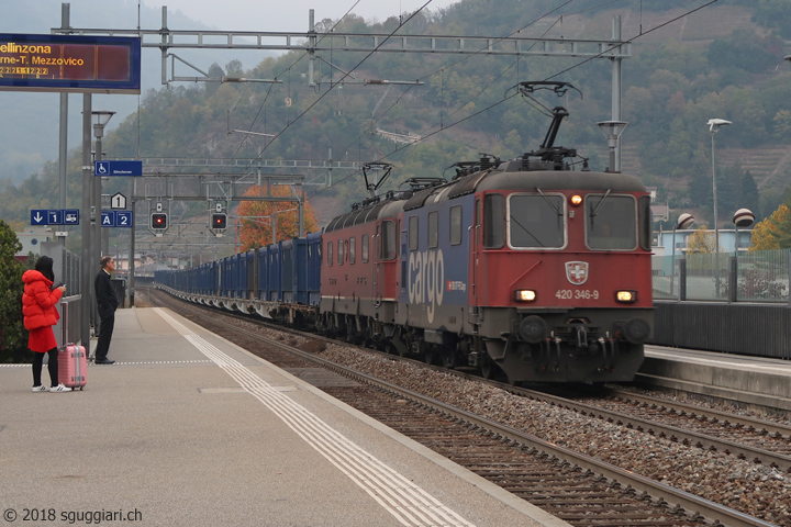 FFS Re 420 346-9 e Re 6/6 11666 'Stein am Rhein'