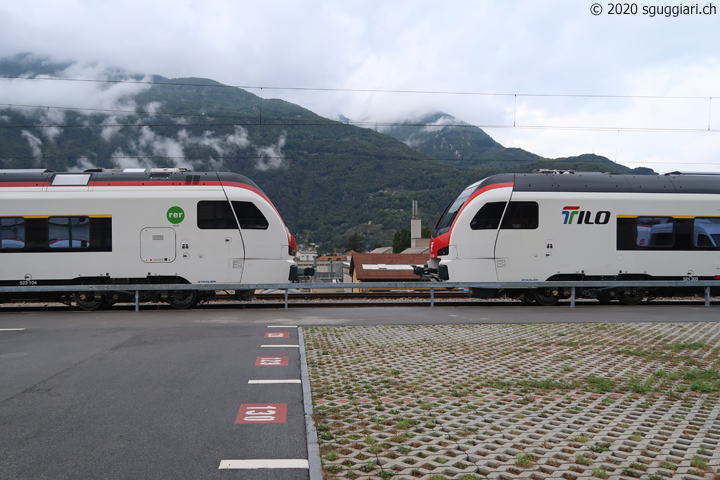 FFS RABe 523 104 e TILO RABe 524 305