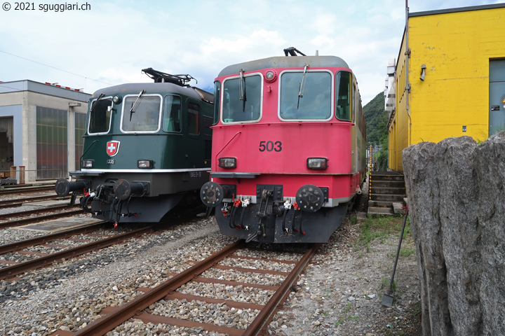 FFS Re 4/4 II 11335 e Sersa Re 420 503-5