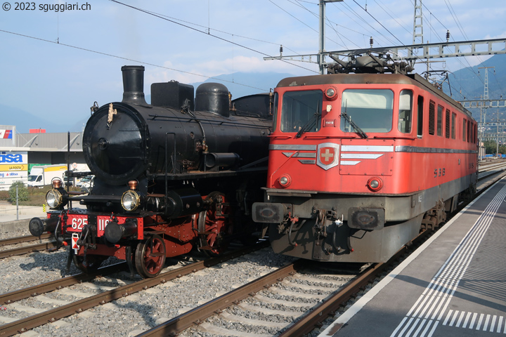 SBB Ae 6/6 11419 'Appenzell Innerrhoden' e  FS Gr 625.116 (Associazione Verbano Express)