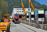 Rottamato Flirt TILO RABe 524 302 deragliato a Sigirino