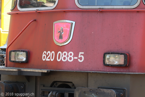 FFS Re 620 088-5 Linthal con stemma Glarus