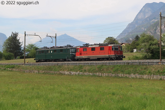 FFS Ae 6/6 11421 'Graubünden / Grischun' a Claro